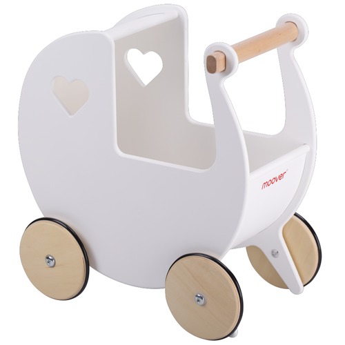 MooverToys Moover Wooden Doll s Pram Temple Webster